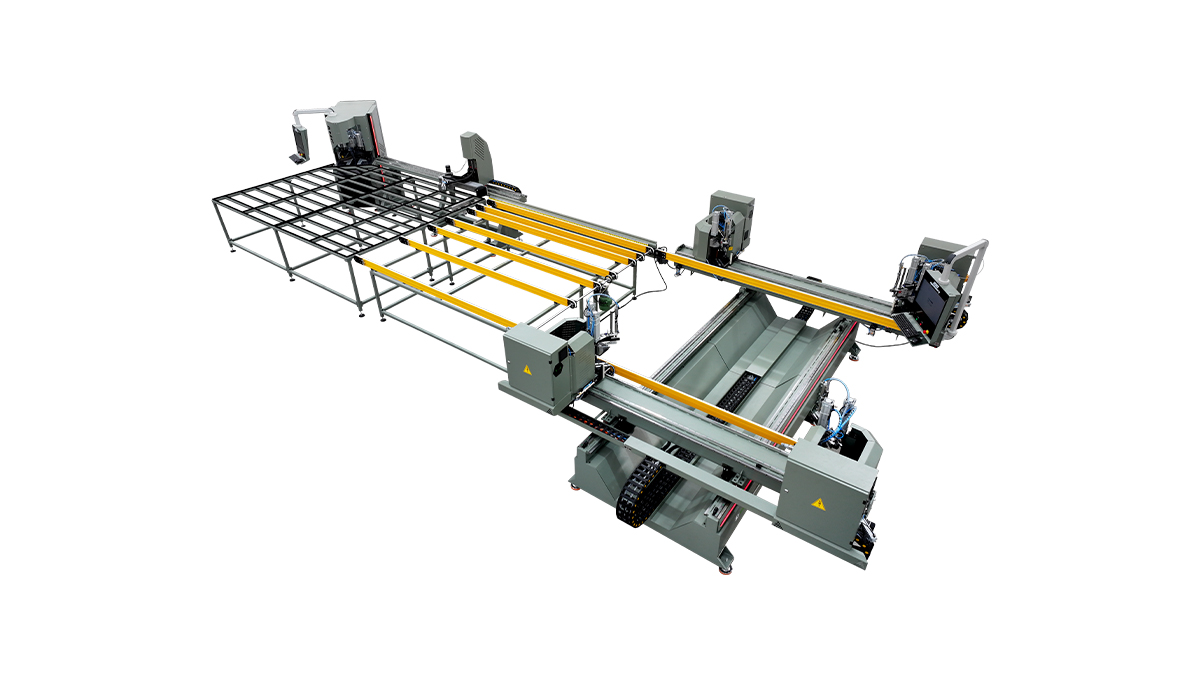 Ino MILANO - 4 Kafa PVC Kaynak ve CNC Köşe Temizleme Hattı